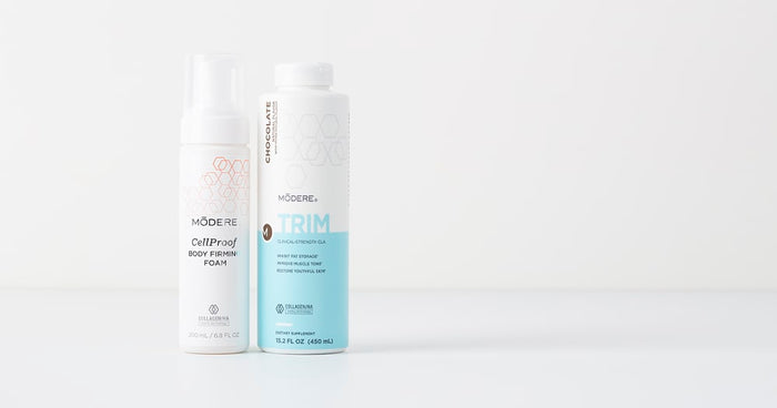 TRIM CHOCOLATE + MODERE CELLPROOF BODY FIRMING FOAM